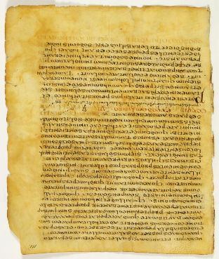 conventional image of page 111 of the Jubilees Palimpsest